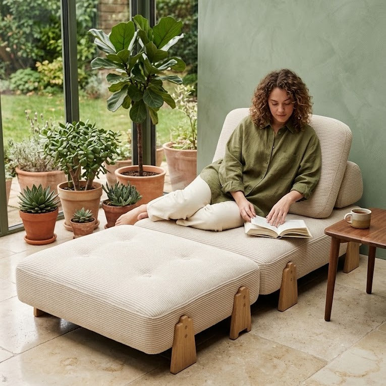 Foldable Tatami Pull-Out Chic Comfy Sofa  Bed