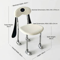 Funny Ears Dog Silhouette Accent Chair - Image 5