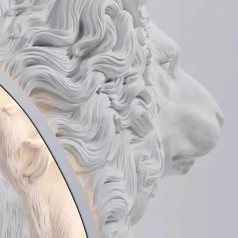 Modern Artistic Lion Pose Home Decorative Lamp