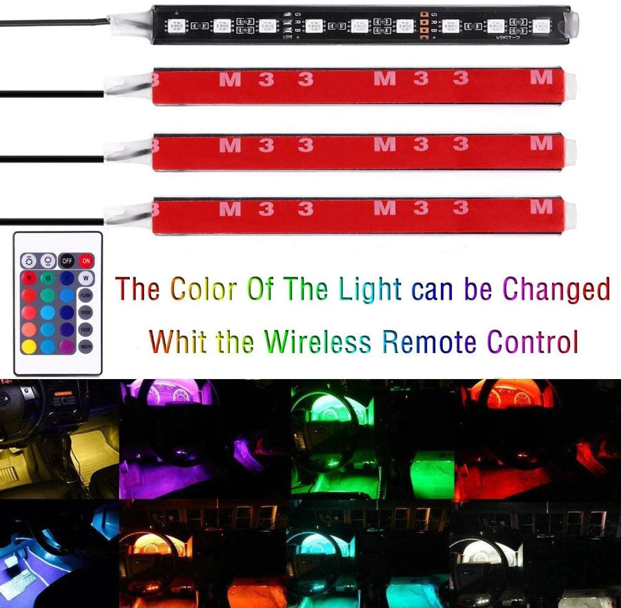 4pcs LED Car Interior Lighting Kit - Image 5