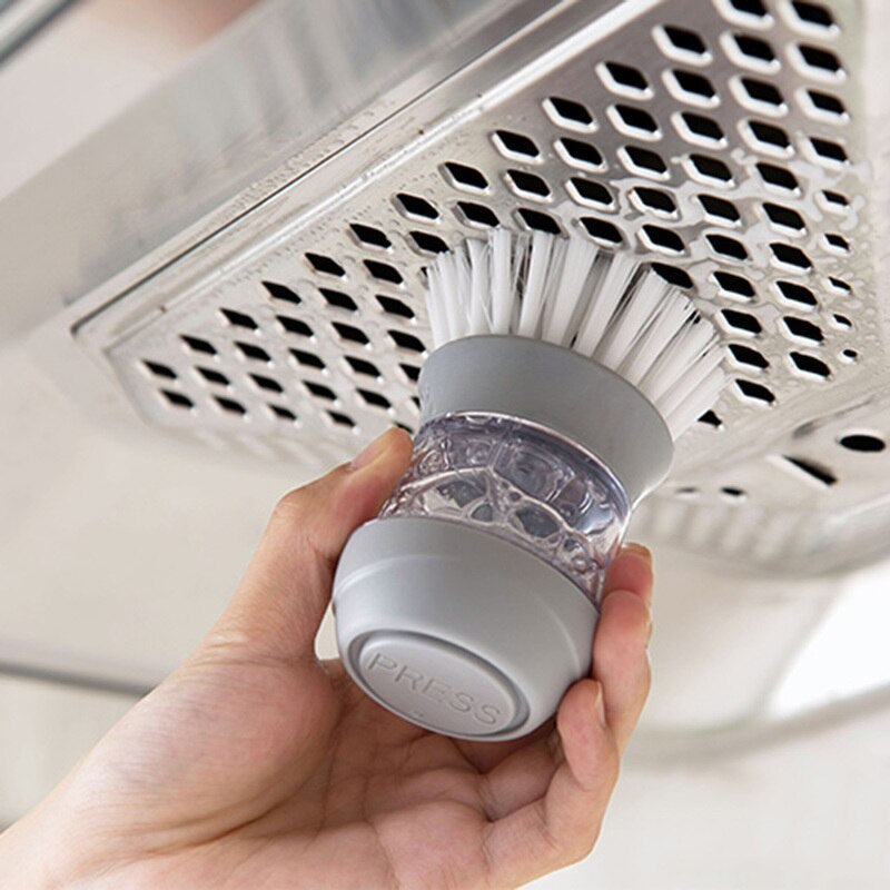 Non-stick Automatic Soap Dispensing Dish Cleaning Brush - Image 1