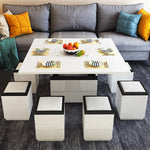 Easy Convertible Modular Dynamic Coffee Table