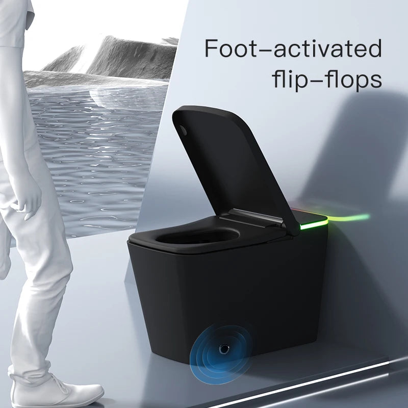 Built-in Aromatherapy Automatic UV Nozzle Colorful Smart Toilet - Image 4