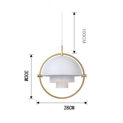 Nordic Creative Modern Ball Iron Chandelier