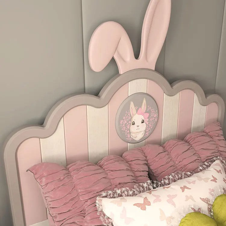 Sleepy Rabbit Wooden Kids Bed - Image 3