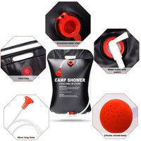 Portable Solar Heated Camping Shower Bag - Image 6