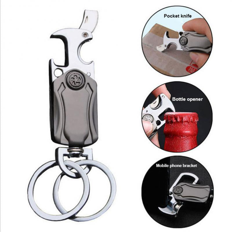 Multifunctional 360 Rotating Car Keychain - Image 4