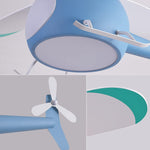 Little Helicopter Dream RC Fan Ceiling Lamp