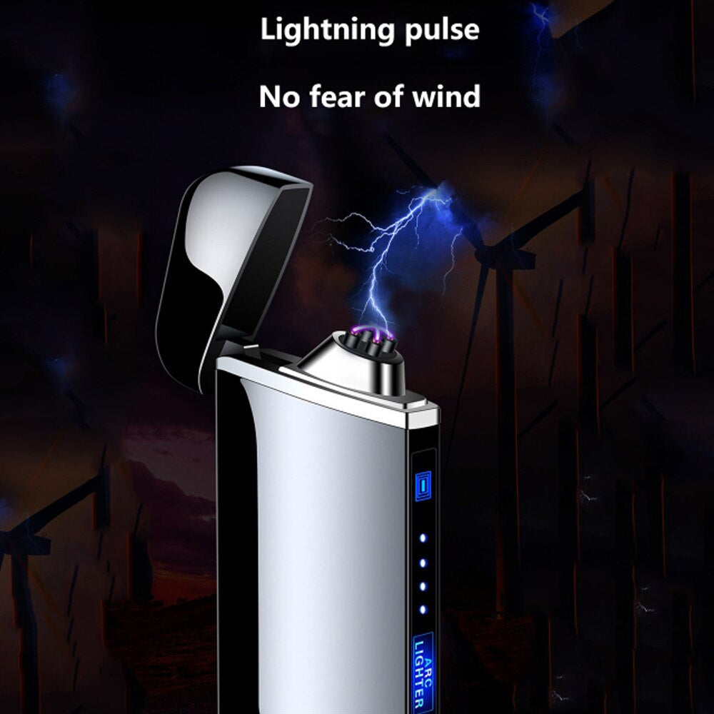 Double Arc Electronic Rechargeable Windproof Lighters