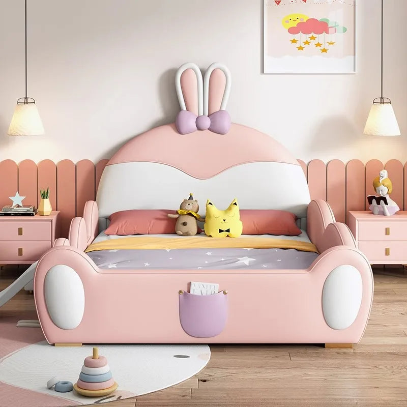 Rabbit Nordic Princess Cozy Cute Kids Bed - Image 3