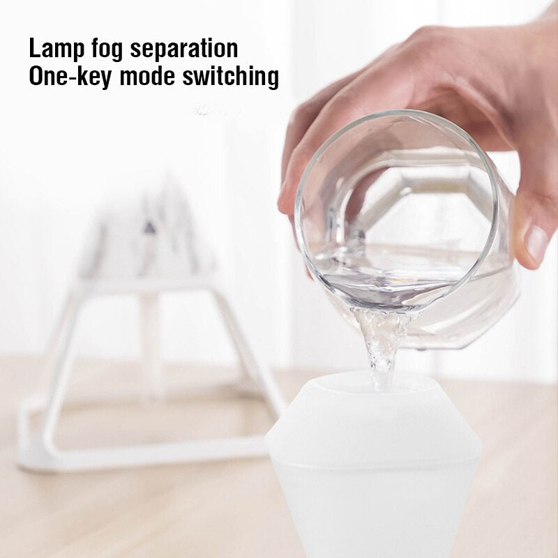 Cool Pyramid Humidifier Night Light