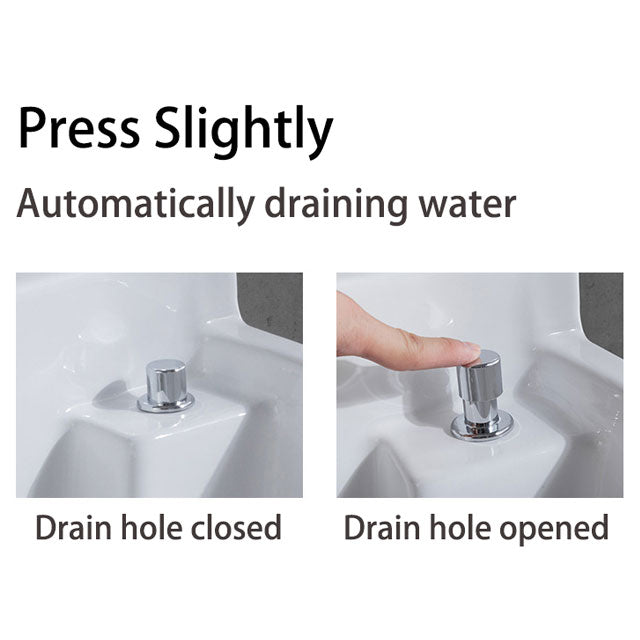 Easy Hygiene Rectangle Ceramic Floor Mop Sink - Image 3