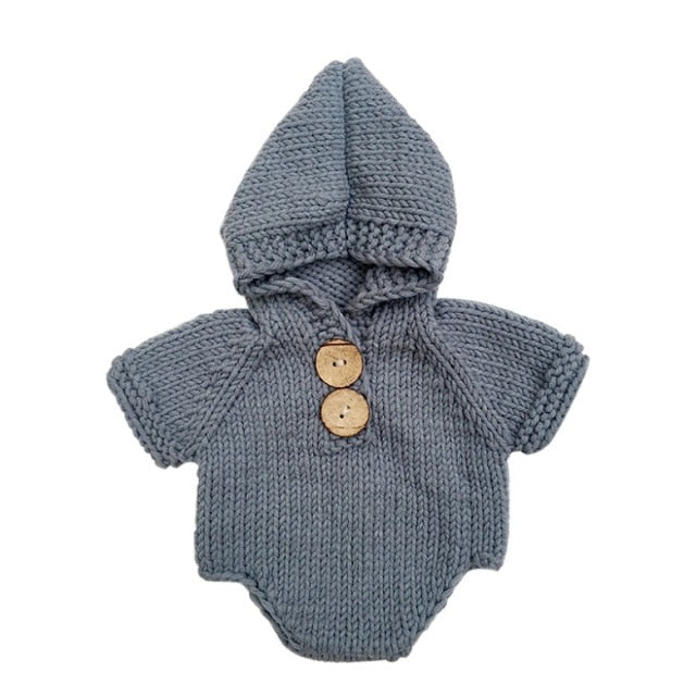 Newborn Baby Crochet Romper Knit Costume - Image 7