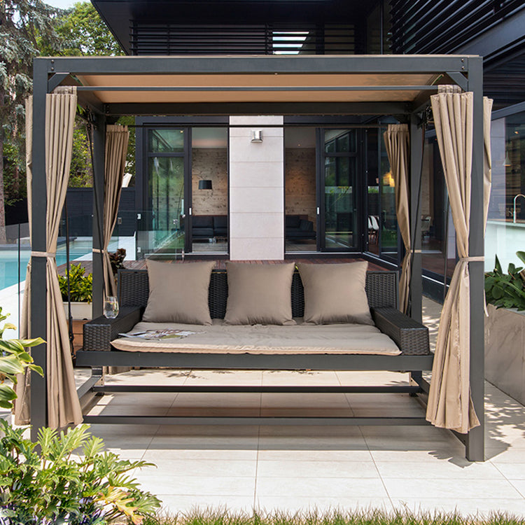 Nordic Style Breezy Outdoor Multifunctional Swing Bed - Image 2