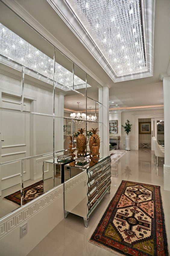 Customized Luxury Beveled Glass Mirror for entrance foyer wall - Image 4