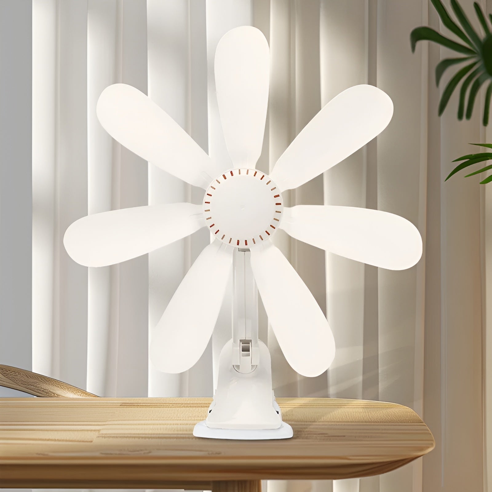 Portable Clip-On Desk & Bedside Fan - Image 1