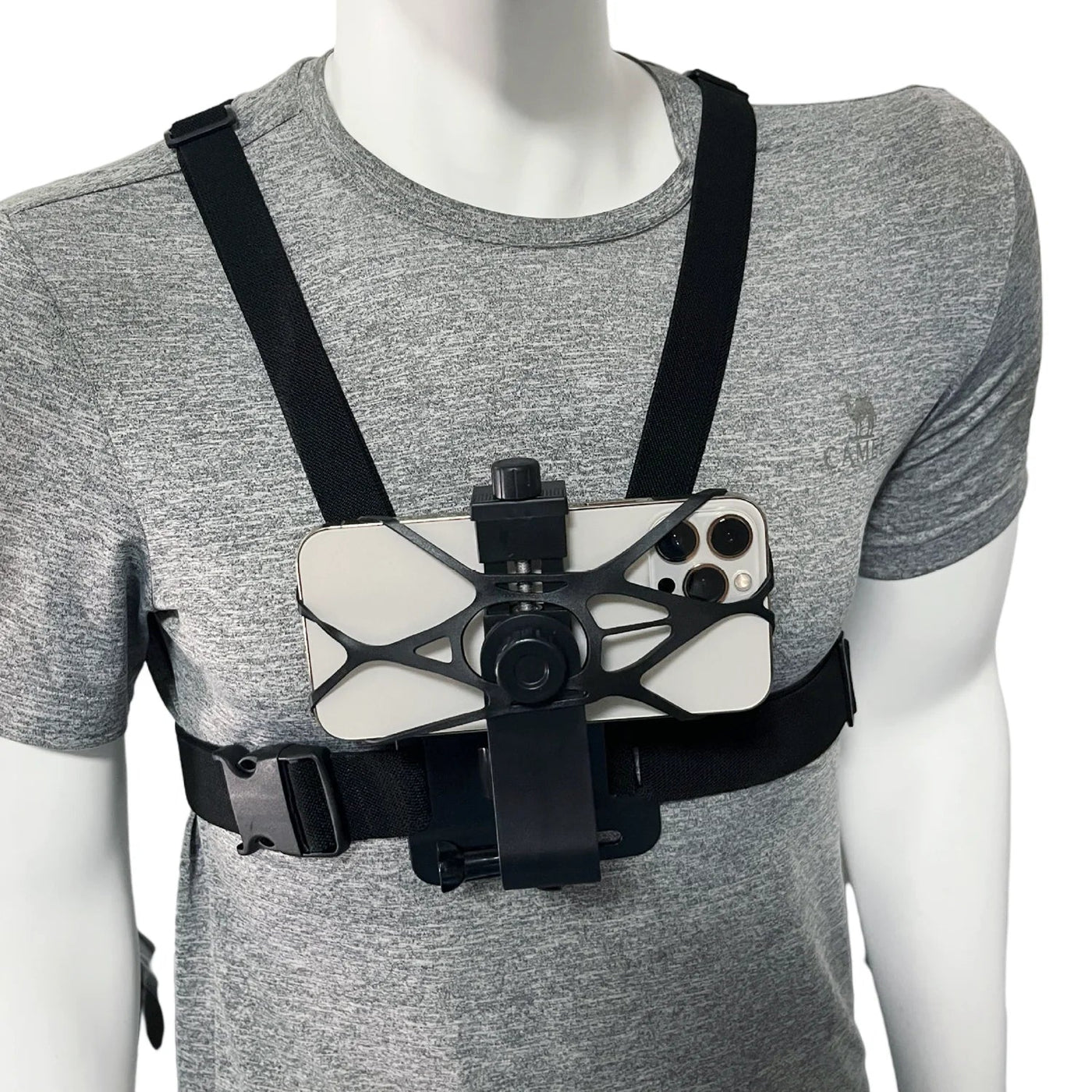 Rotating Chest Strap Hands-Free Phone Holder - Image 1