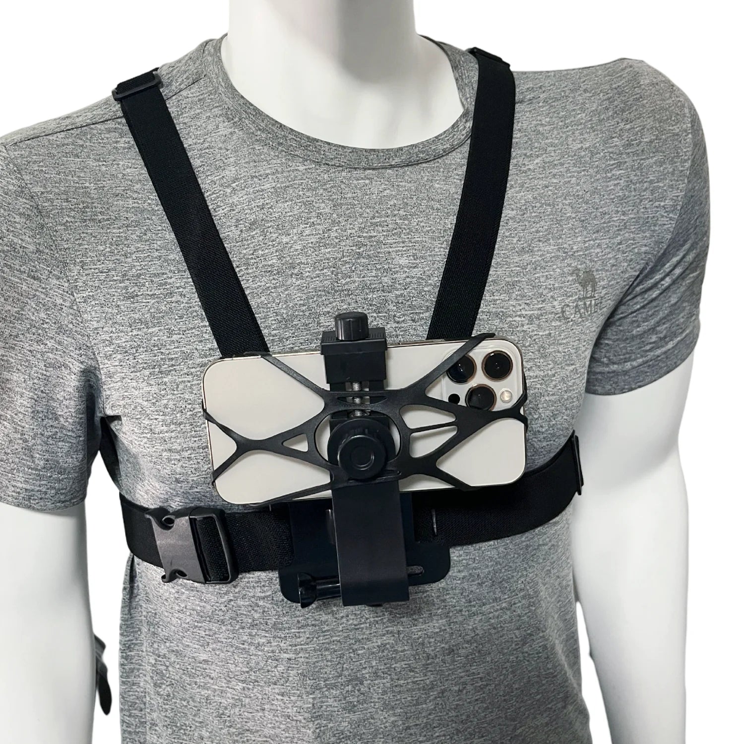 Rotating Chest Strap Hands-Free Phone Holder - Image 1