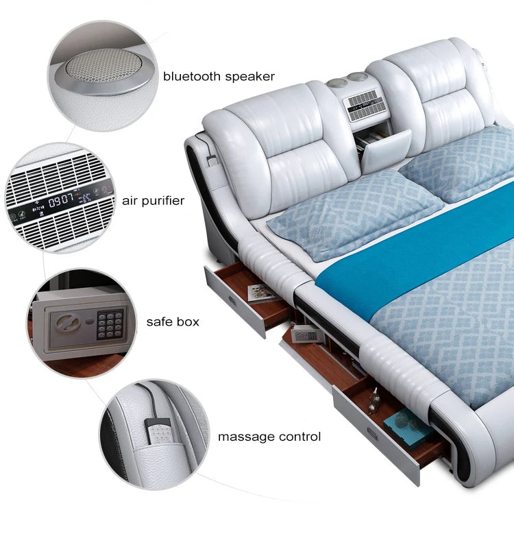 Dream Nest Nano Tech Built-in Speaker Smart Bed - Image 6