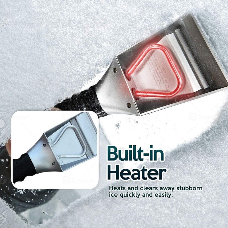 Car Heated Ice Snow Defrost Windshield Scraper - Image 2
