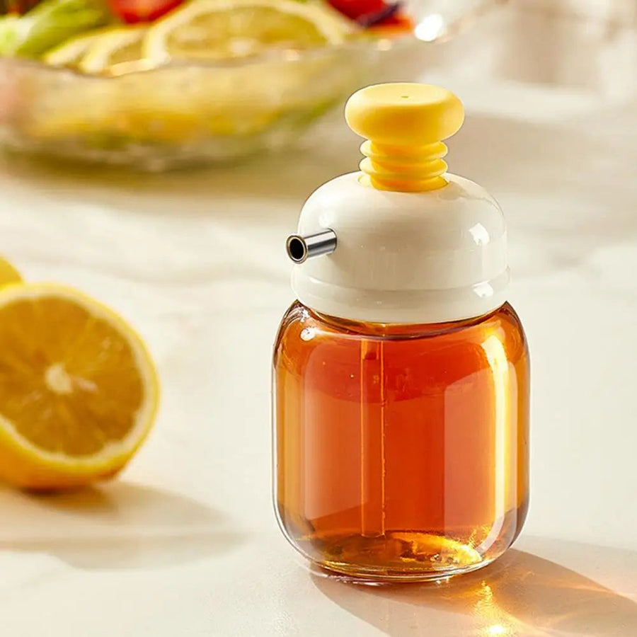 Press Easy Glass Oil Sauce Dispenser Bottle - Image 0