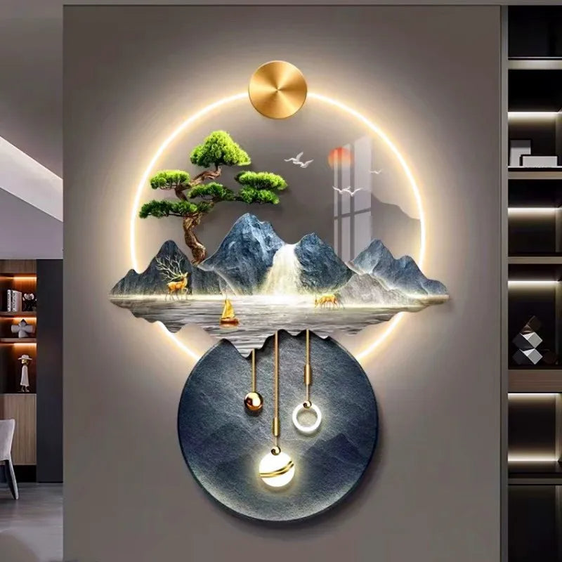Luxury Landscape Relaxing Modern Decorative Lamp - Image 2