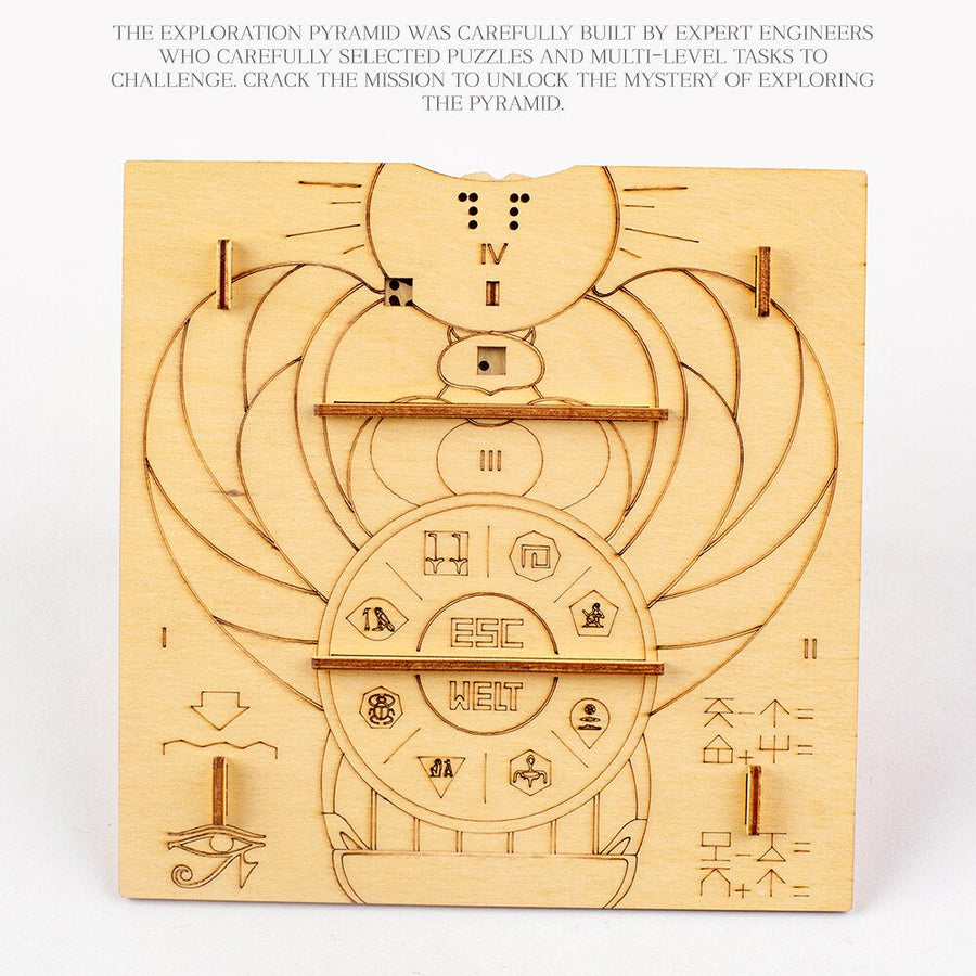Wooden Assemble The Pyramid of Maya - Image 4