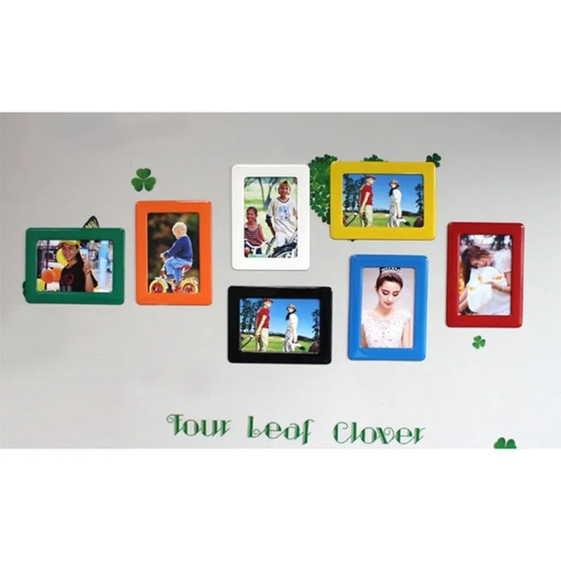 Magnetic Fridge Colorful DIY Photo Frames - Image 4