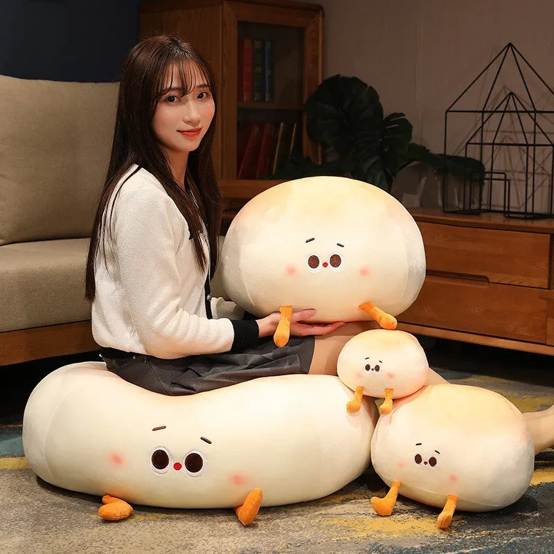 Steamy Bao Squishy Bun Plush Pillow