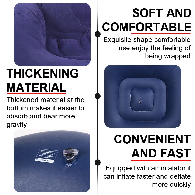 Inflatable Relaxing Bean Bag for Adult and Kids - Image 2
