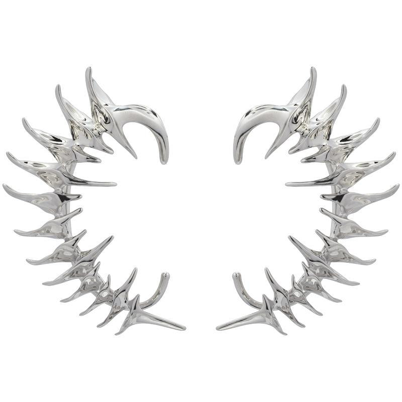 Cyberpunk Skeleton Spike Ear Clip - Image 3
