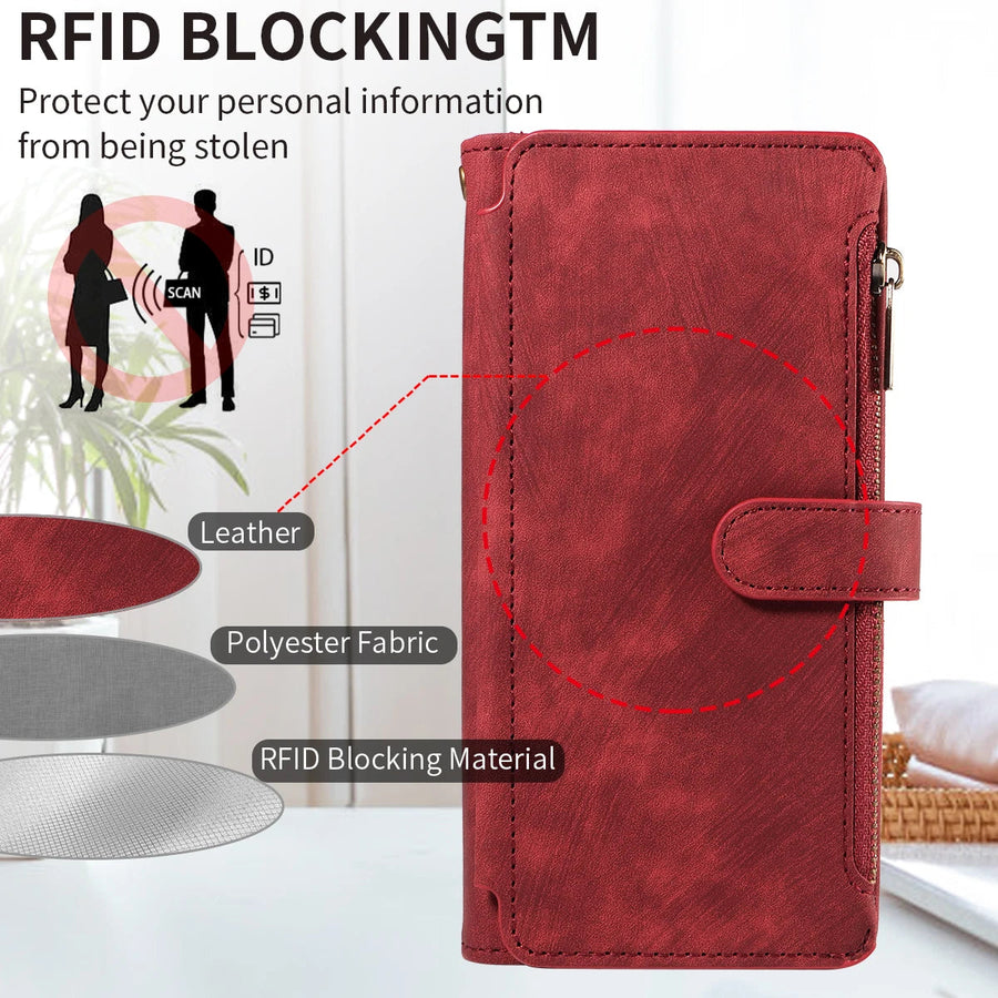 Wallet Leather Flip  Cases For iPhone Models - Image 3