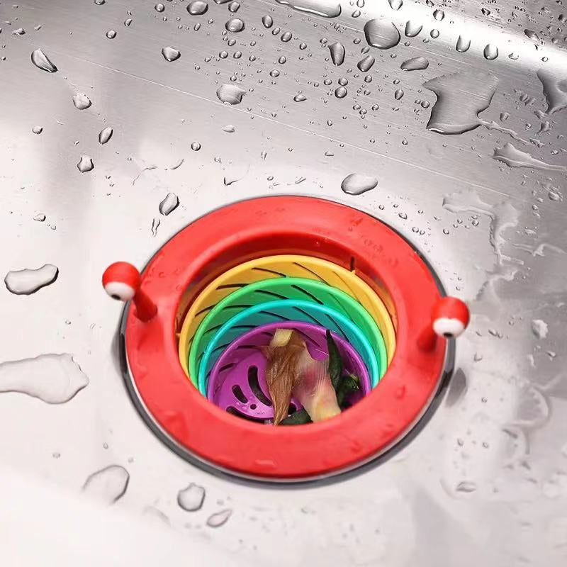 Little Monster Colorful Foldable Sink Strainer Basket - Image 1