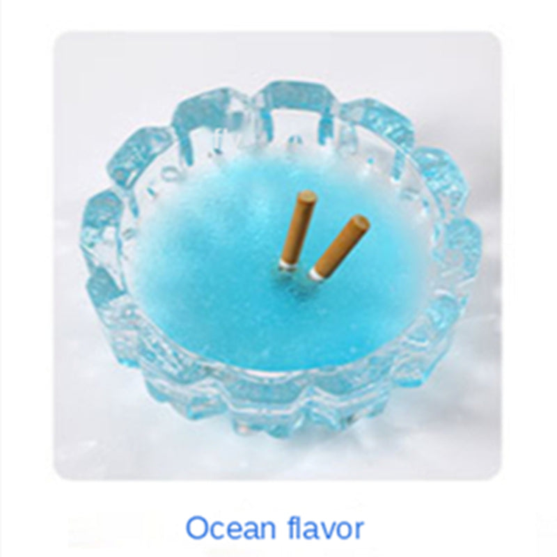 Disposable Practical Ashtray Odor Removal Clean Air Sand Gel