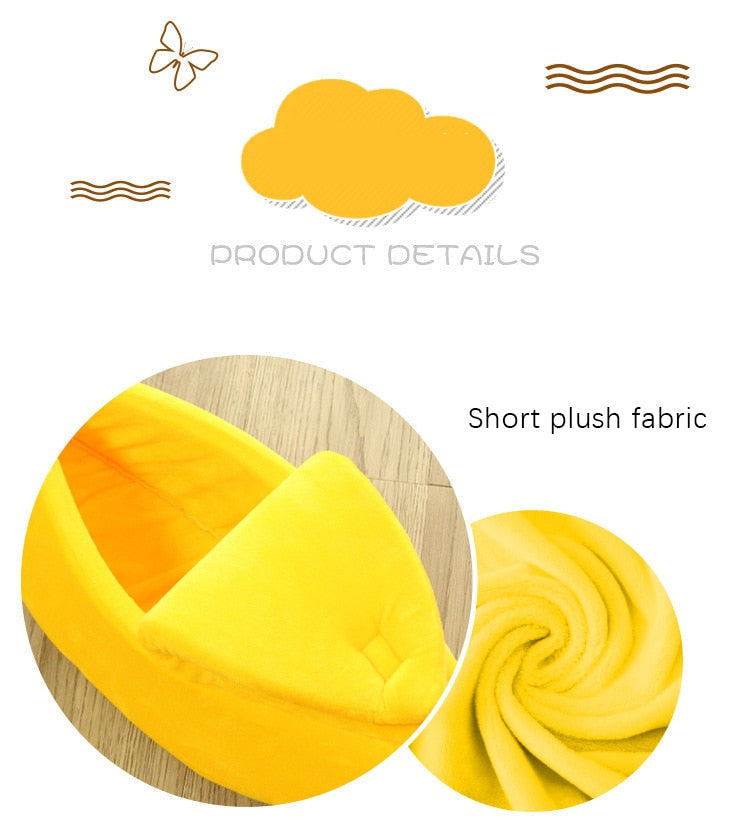 4 Colors Cute Banana Peel Cat House - Image 7