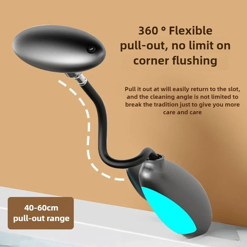 Sirena LED Whale Pull-Out Bathroom Sink Faucet
