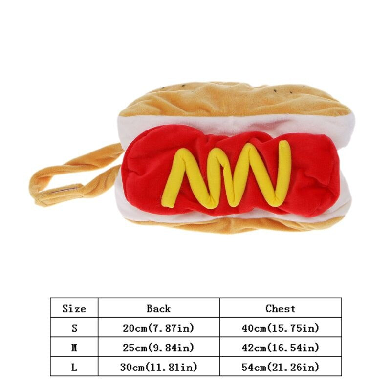 Hot Dog Halloween Pet Costume