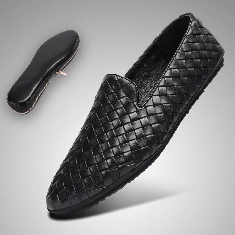 Japanese Style Casual Leather Slip-on Shoe - Image 5