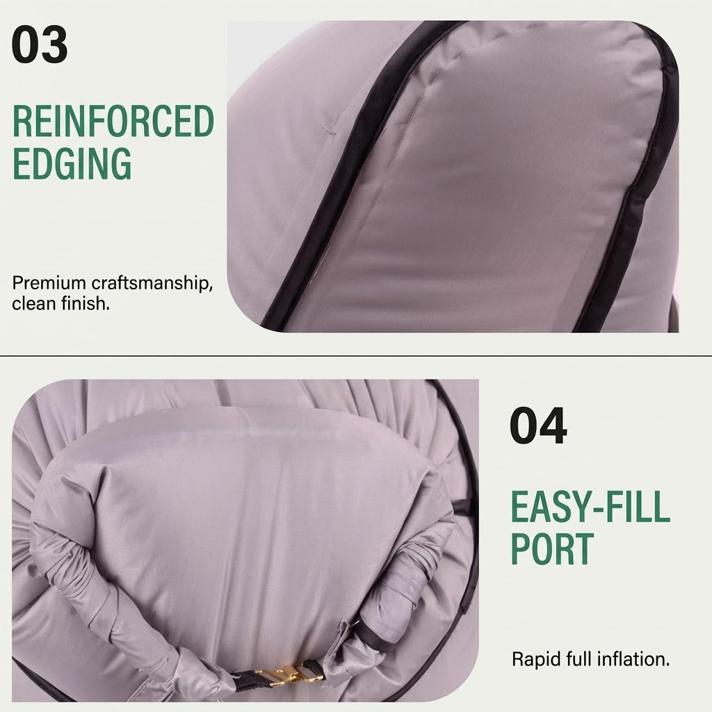 Carry Anywhere Quick Inflatable Mini Lounge Chair - Image 6