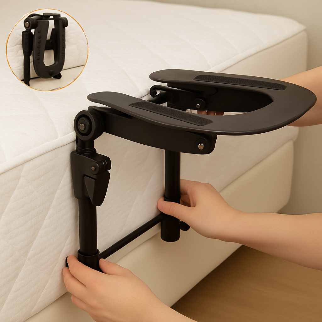 Bed-Mounted Ergonomic Home Massage Face Bracket - Image 1
