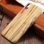 Iphone X Ultra thin Wood Case - MaviGadget