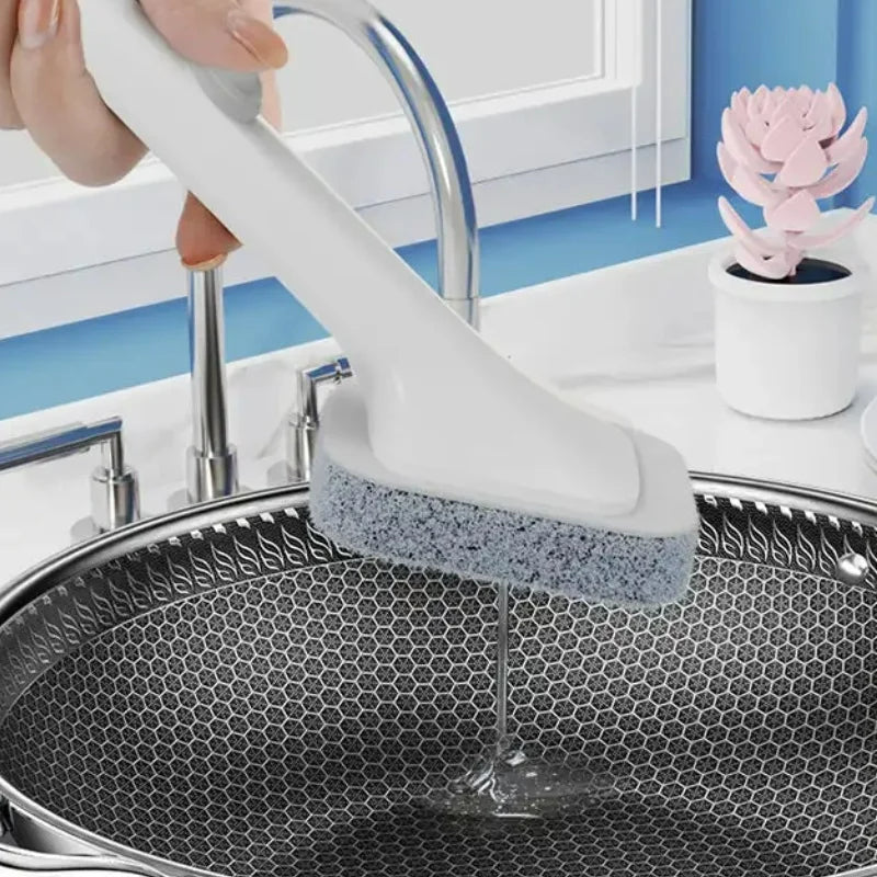 Long Handle Disposable Kitchen Cleaning Brush Kit - Image 3