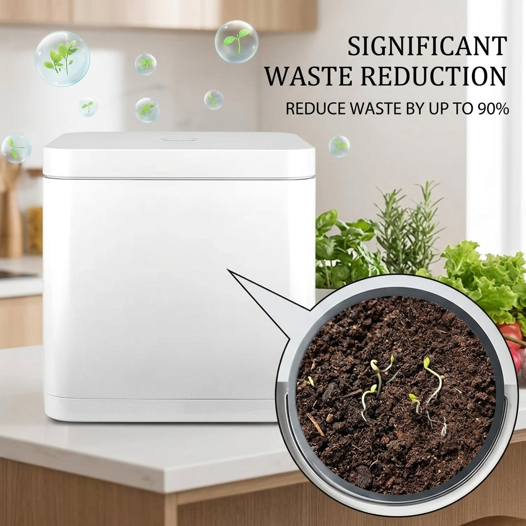 No Waste Smart Kitchen Food Composter Recycling Machine - Image 1