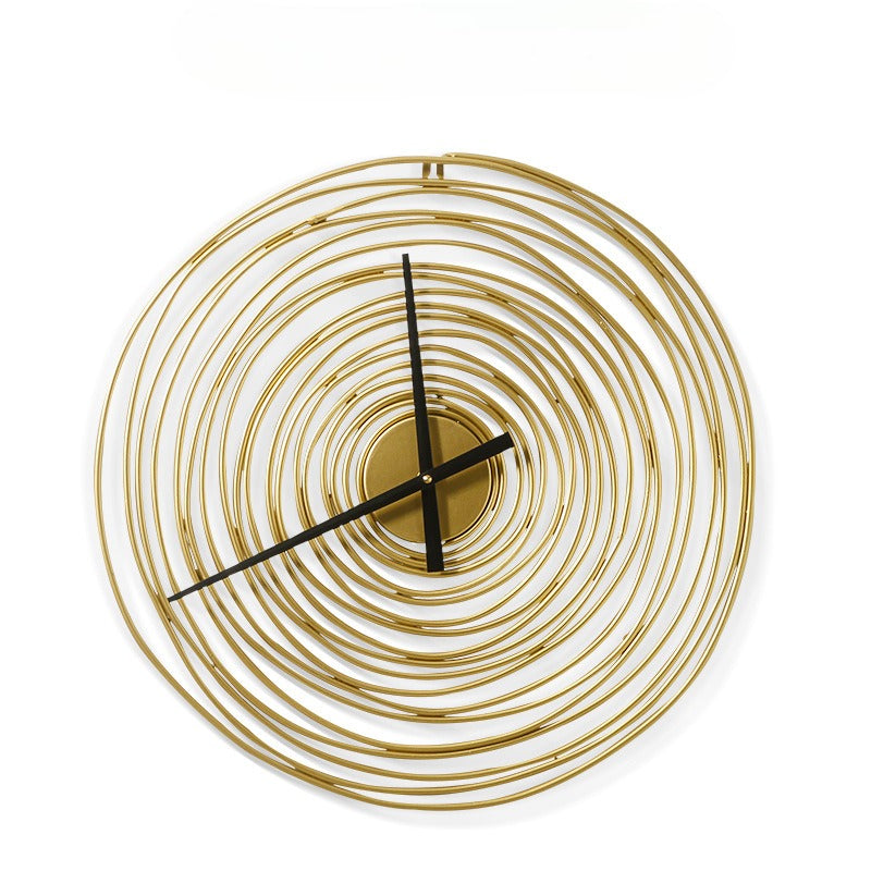 Nordic Minimalist Iron Wall Clock - Image 6