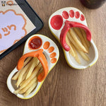 Ceramic Flip Flop Food Serving Bowl