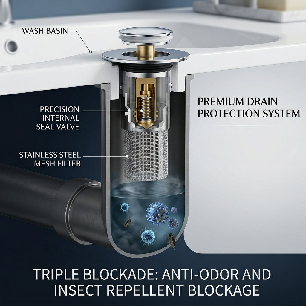 Pop-up Anti Clogging Drain Sink Strainer Filter - Image 4