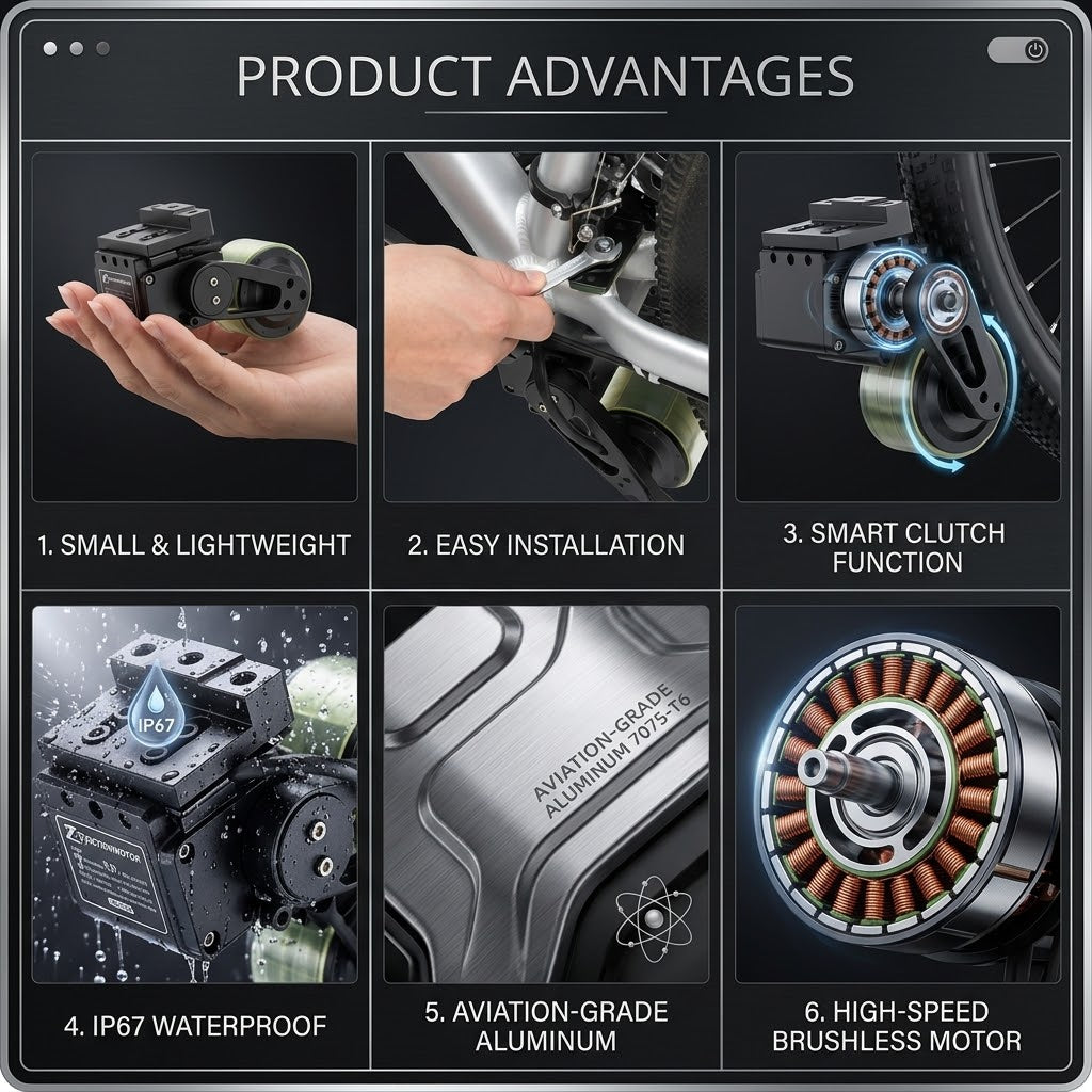 Bicycle Speed Booster Electric Kit - Image 4
