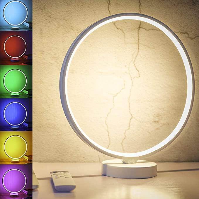 Nordic Mood Led Circle Table Lamp - MaviGadget