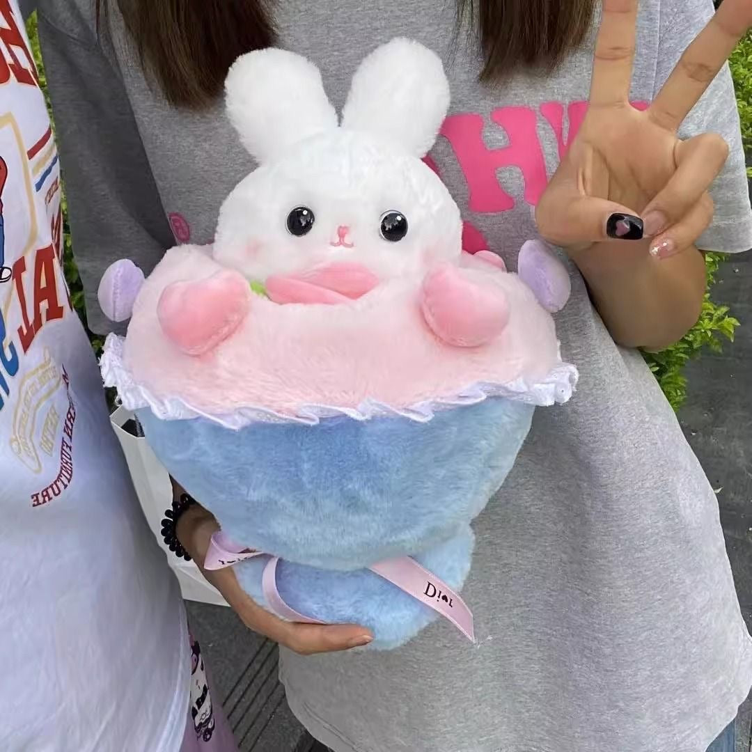 Sweet Bunny Love Affection Plush Bouquet