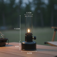 Mini Gas Flame Torch Table Lamp - Image 4